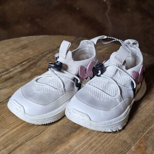 ZARA Kids Minnie Mouse Disney Toddler Sneakers Size 7 White Pink